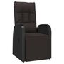 Voir la diapositive 4 : VIDAXL Ensemble de salon de jardin 2 pcs noir poly rotin et acacia