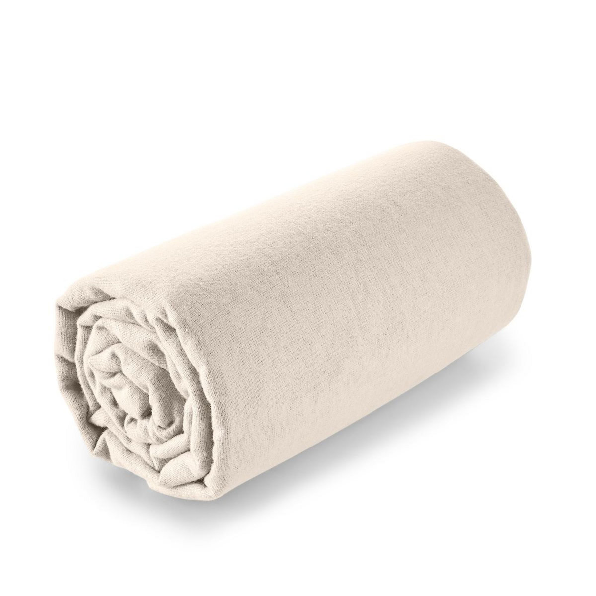 ACTUEL Drap housse uni en coton FINLEY