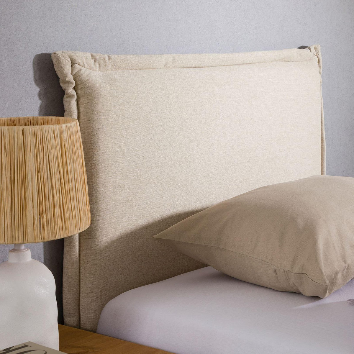 IDIMEX Tête de lit NERINA 90 sur pieds, en tissu