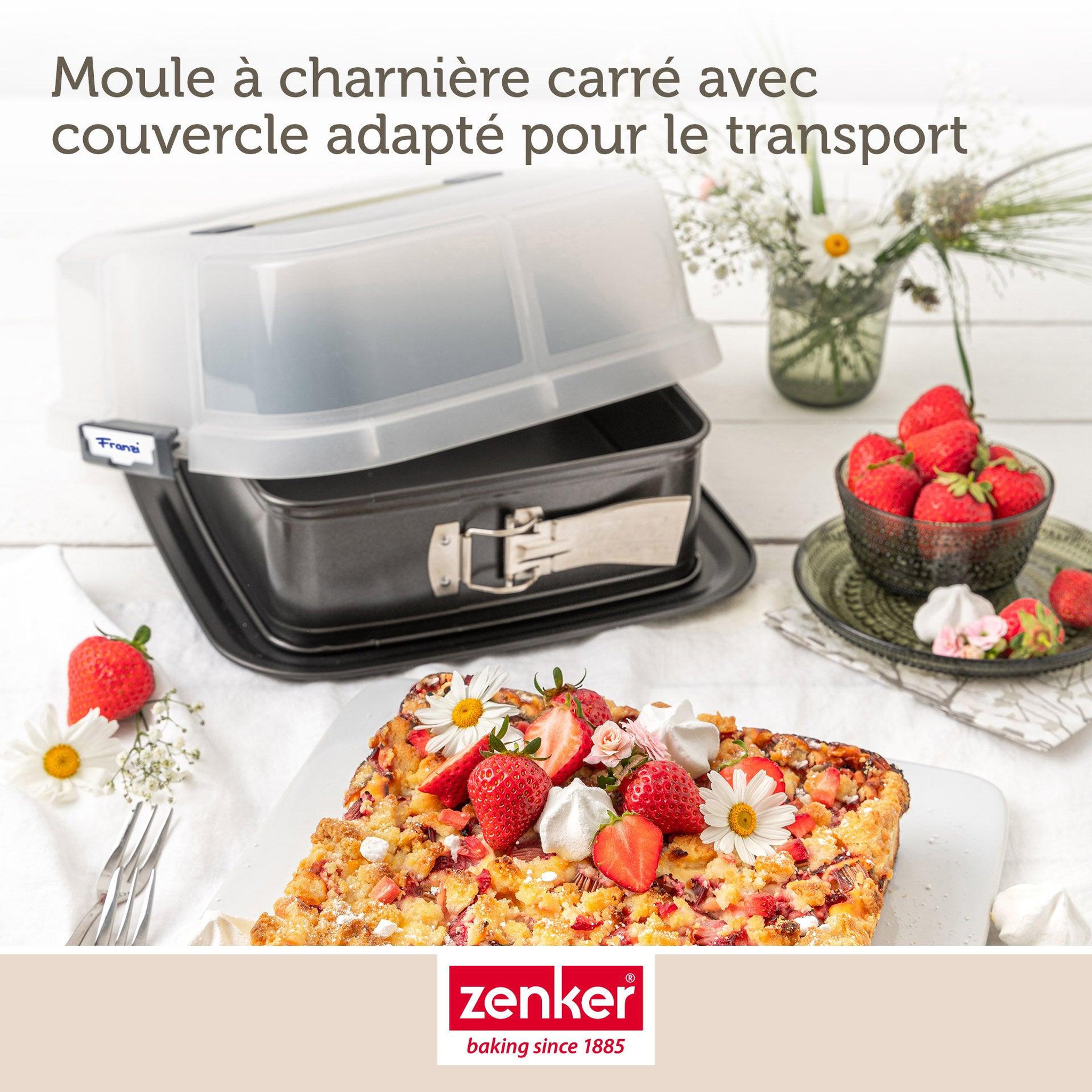 Voir la diapositive 2 : ZENKER Set de 5 ustensiles de pâtisserie moule à gâteaux bols spatule et verre doseur zenker bake click and go