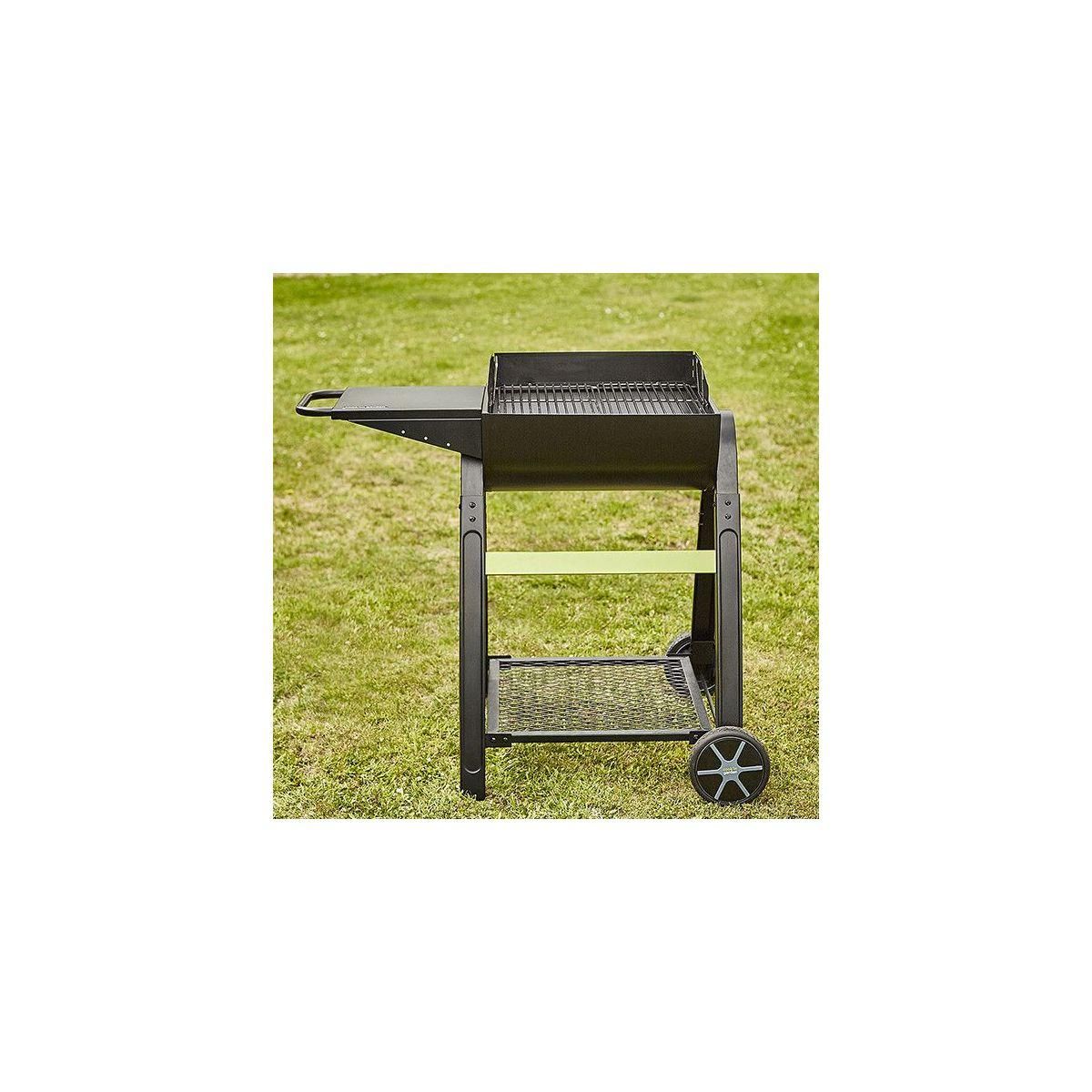 Cook'In Garden Barbecue charbon TONINO 50 noir sur chariot 50 cm