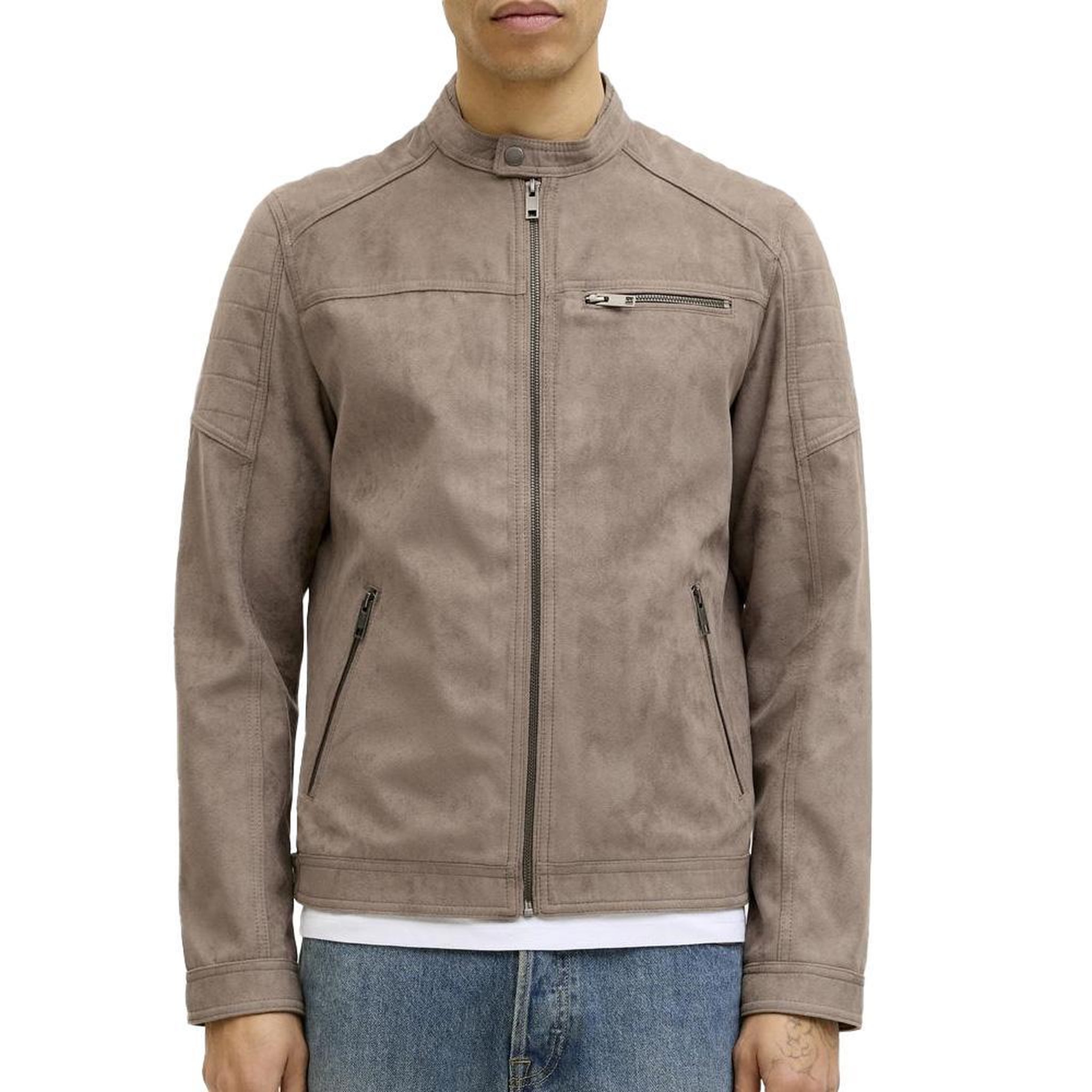 Jack & Jones Veste Suédine Beige Homme Jack & Jones Tano1. Coloris disponibles : Beige