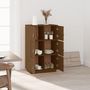 Voir la diapositive 3 : VIDAXL Buffet haut Marron miel 67x40x108,5 cm Bois massif de pin