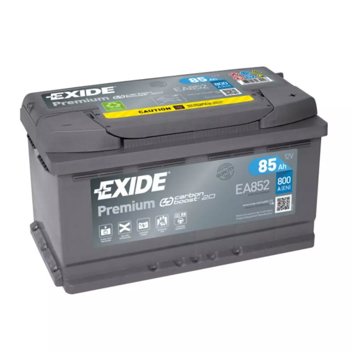 EXIDE Batterie Exide Premium EA852 12v 85AH 800A LB4D