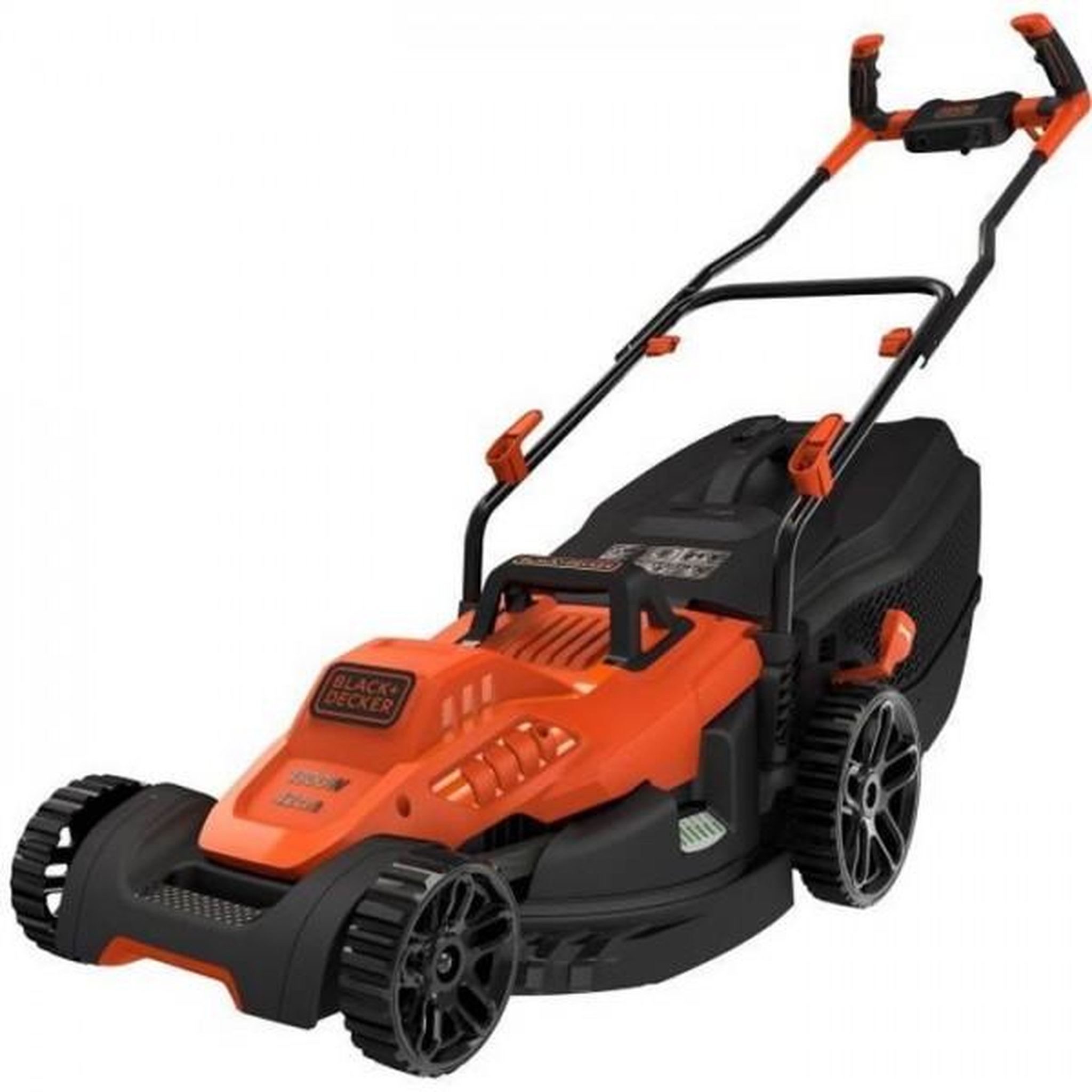 Black et Decker Tondeuse a Gazon BLACK+DECKER   a Gazon Electrique Filaire 1800W BEMW481BH-QS 6 Hauteurs Réglables 20, 30, 40, 50, 60 et 70 mm