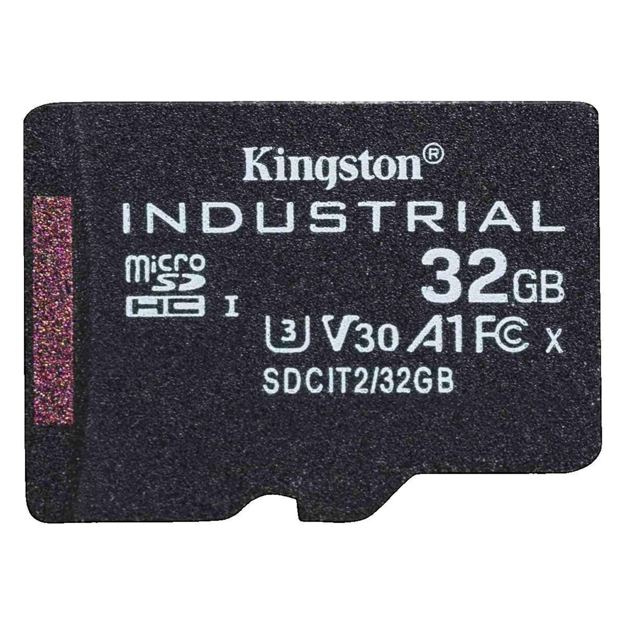 Voir la diapositive 2 : Kingston Carte microSDHC industrielle Kingston 32 Go