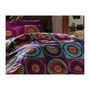 Voir la diapositive 3 : GENERIQUE Parure de lit - 182TRK62220 - 1 housse de couette 220 x 240 cm + 2 taies d'oreiller 60 x 60 cm - 100% coton ranforcé - Fuchsia