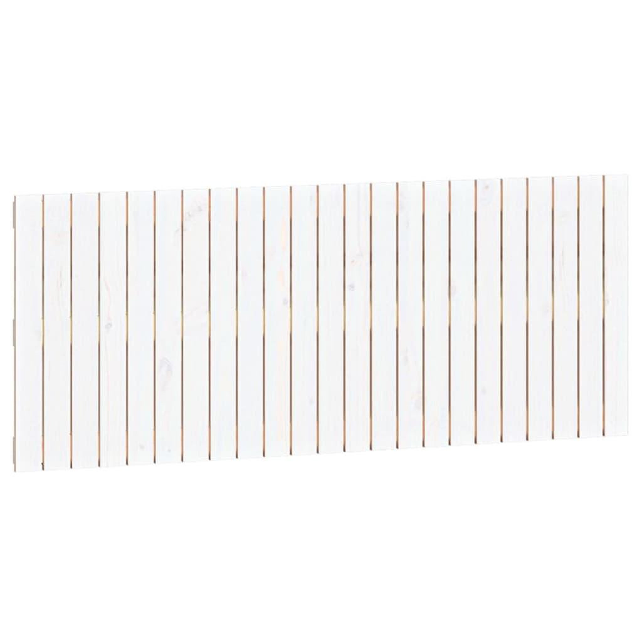 Voir la diapositive 2 : VIDAXL Tete de lit murale Blanc 147x3x60 cm Bois massif de pin