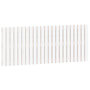 Voir la diapositive 2 : VIDAXL Tete de lit murale Blanc 147x3x60 cm Bois massif de pin