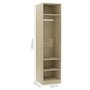 Voir la diapositive 6 : VIDAXL Garde-robe Chene sonoma 50x50x200 cm Bois d'ingenierie