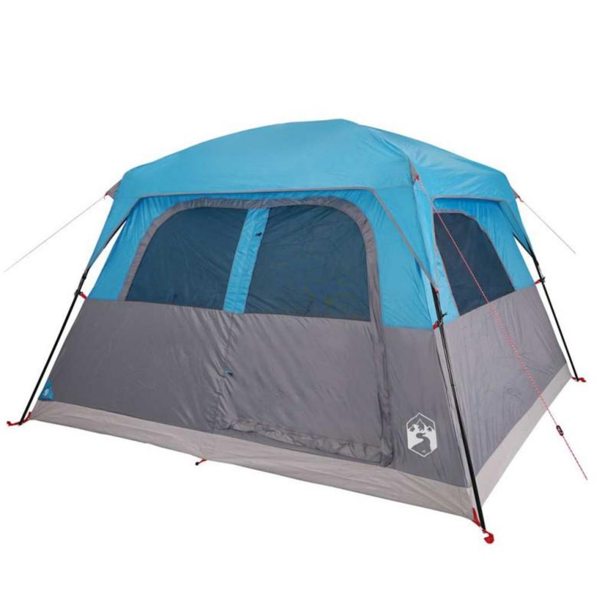 VIDAXL Tente de cabine familiale 6 personnes bleu imperméable