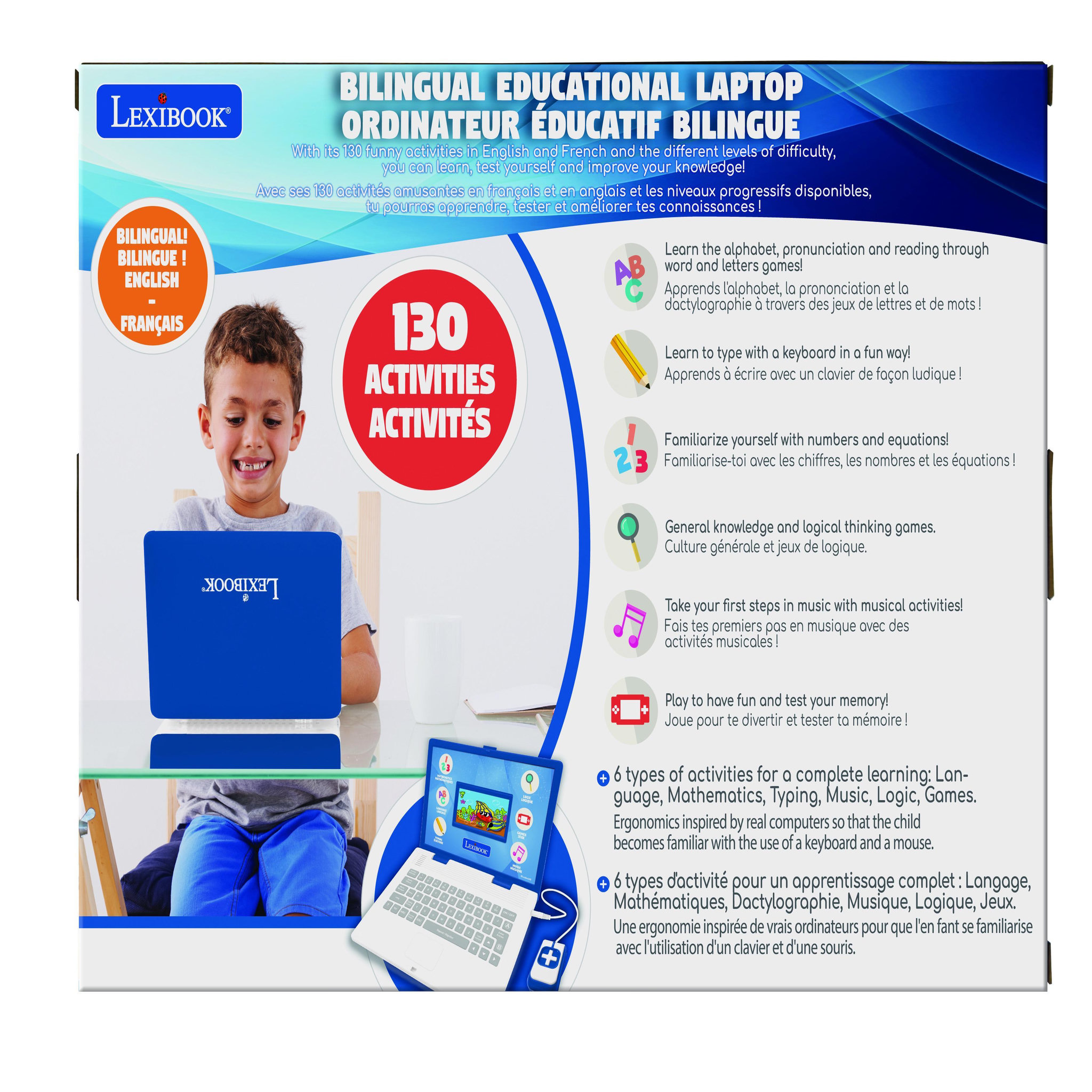 Voir la diapositive 5 : Lexibook Ordinateur éducatif couleur bilingue français et anglais