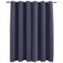 Voir la diapositive 2 : VIDAXL Rideau occultant et anneaux en metal Anthracite 290x245 cm