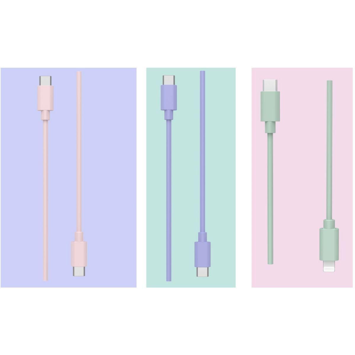 ESSENTIEL B Câble USB C 1M vers USB-C violet