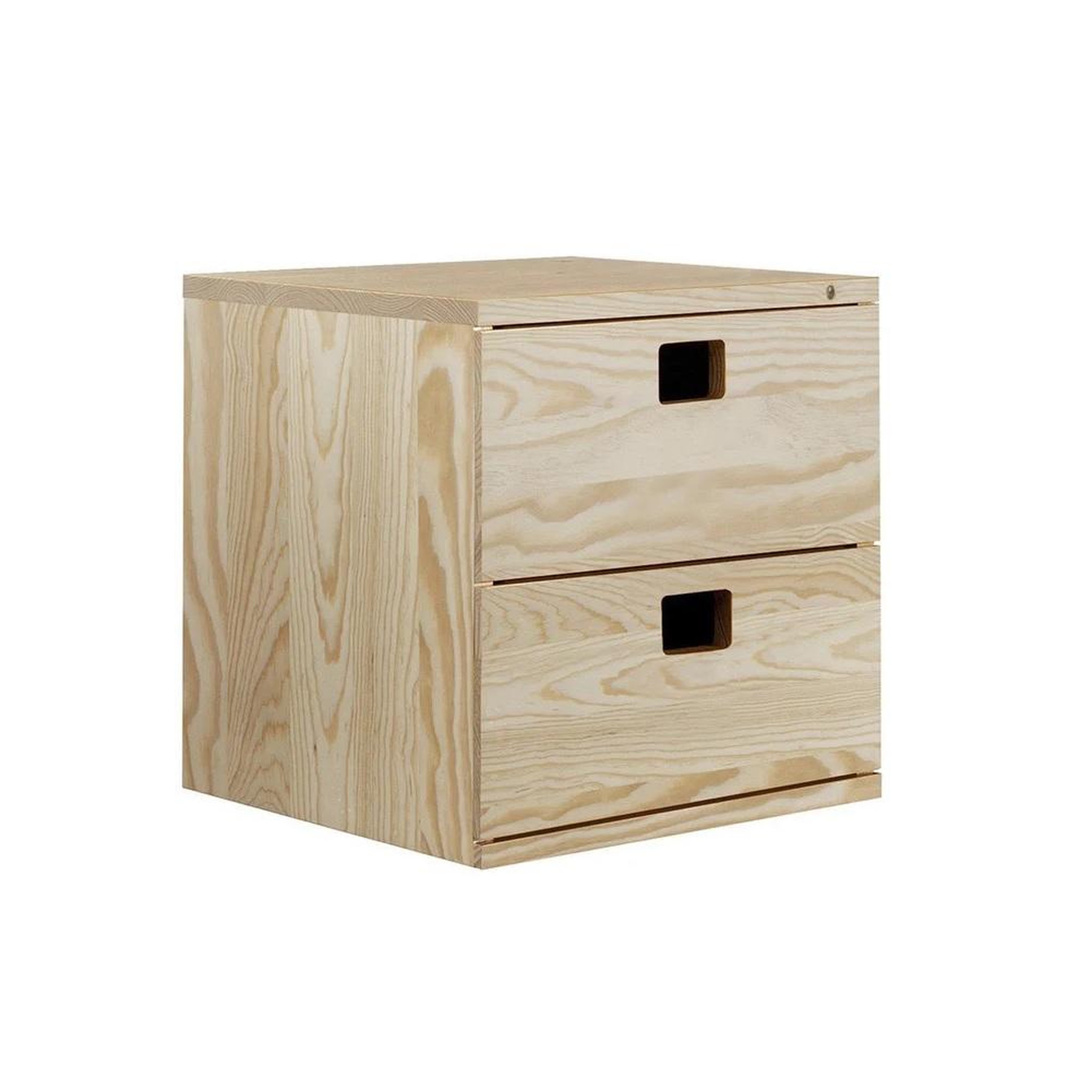 Astigarraga Bloc 2 tiroirs bois 36,2x36,2x33cm - dmcaj2.99