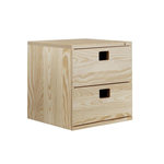Astigarraga Bloc 2 tiroirs bois 36,2x36,2x33cm - DMCAJ2.99
