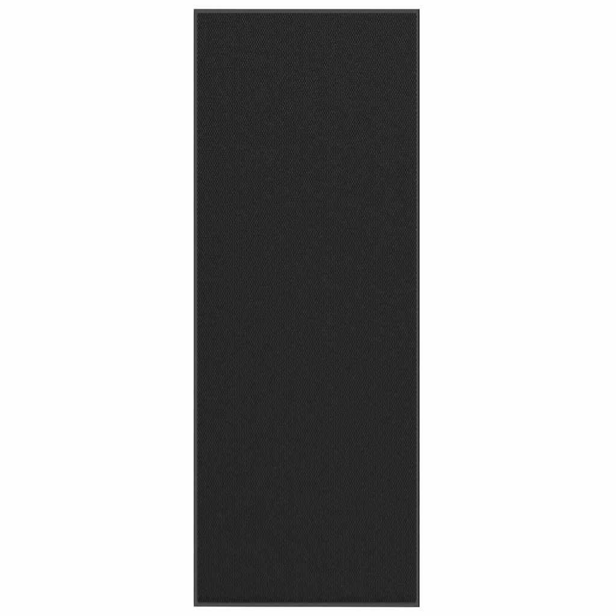 VIDAXL Paillasson noir 115x300 cm