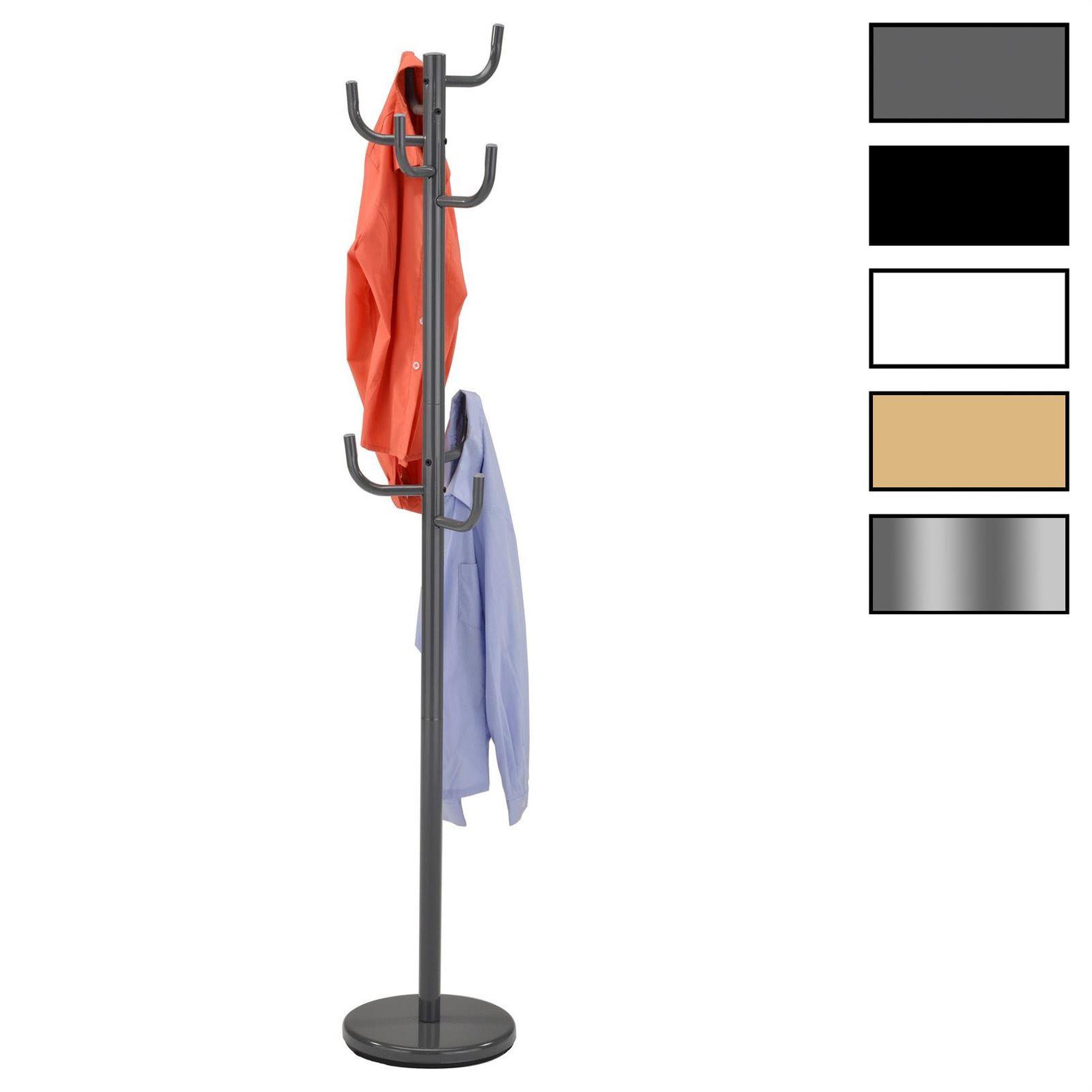 IDIMEX Porte-manteaux MILA, en métal. Coloris disponibles : Noir, Gris, Jaune, Blanc