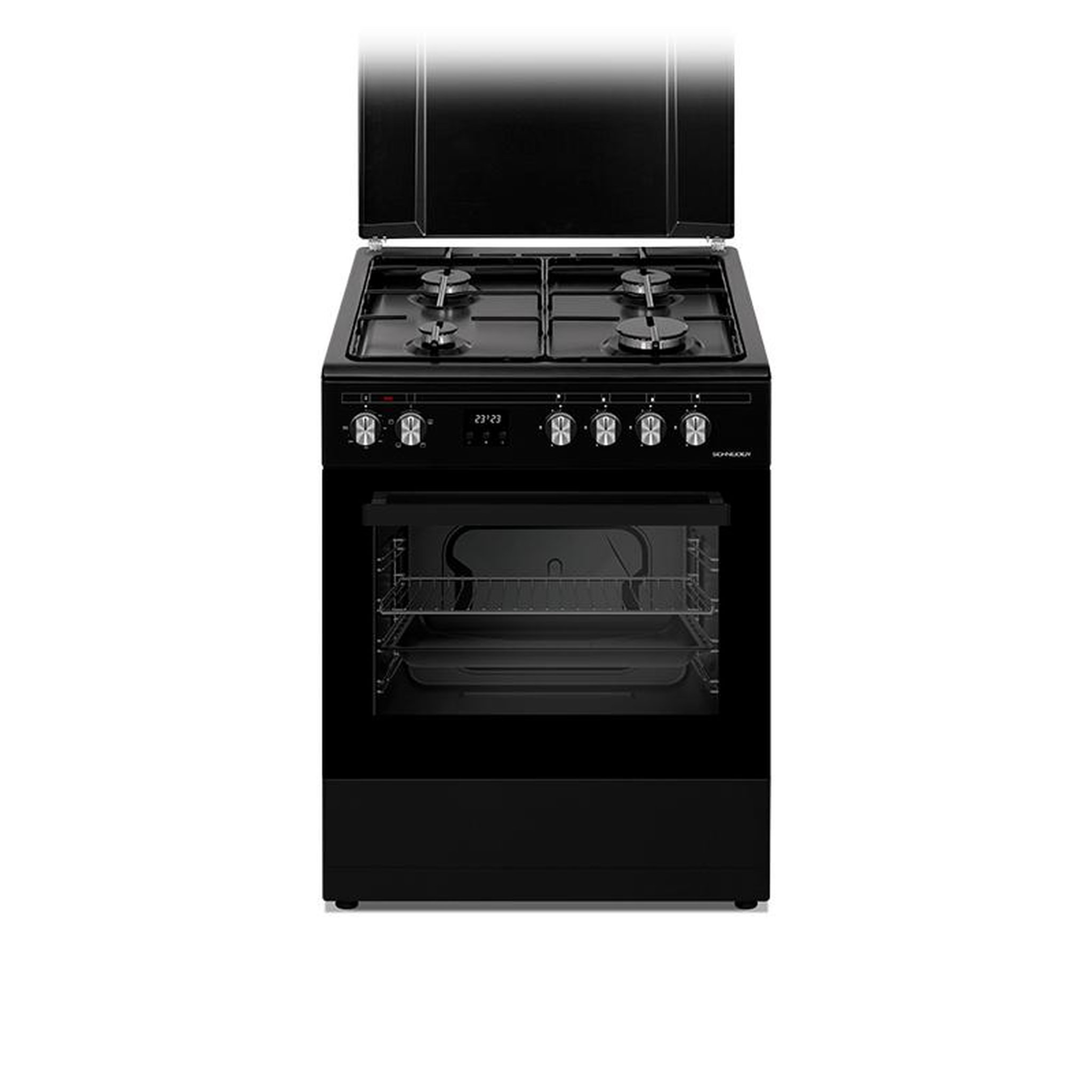 SCHNEIDER Cuisinière gaz Black mat - SCCG64C-BM