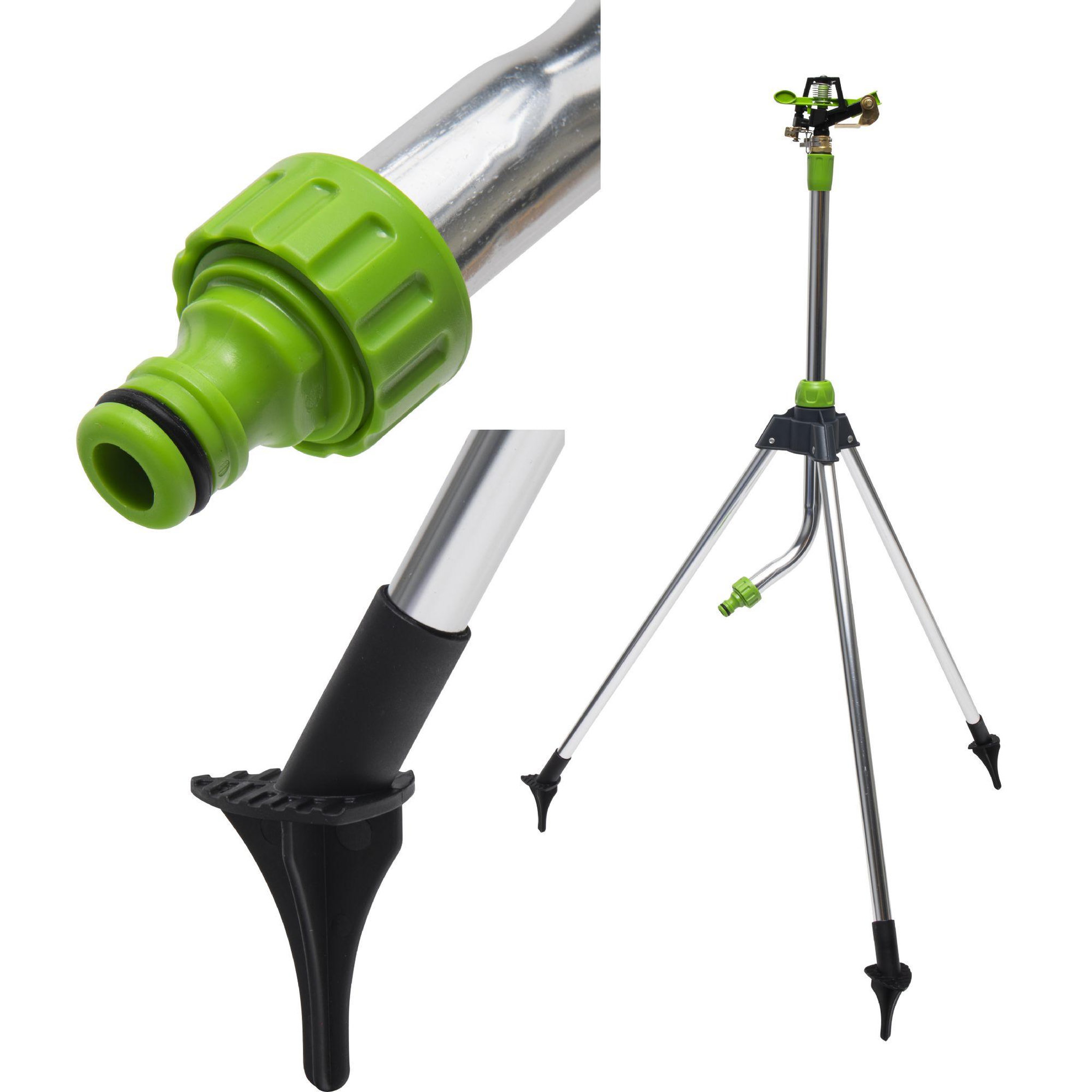 Voir la diapositive 4 : WERKAPRO Arroseur sur pied réglable 67 à 97cm werka pro