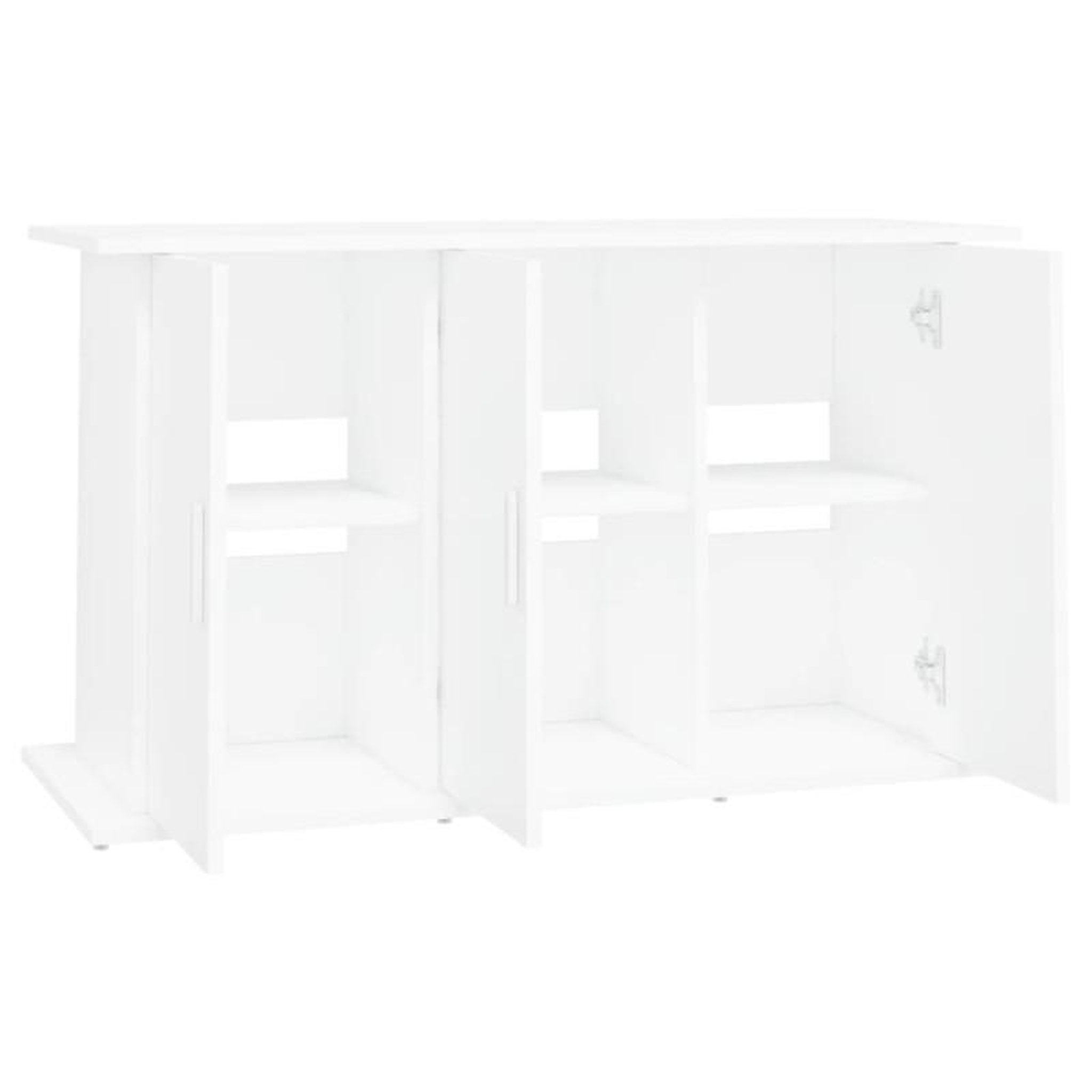 Voir la diapositive 6 : VIDAXL Support pour aquarium blanc 101x41x58 cm bois d ingénierie