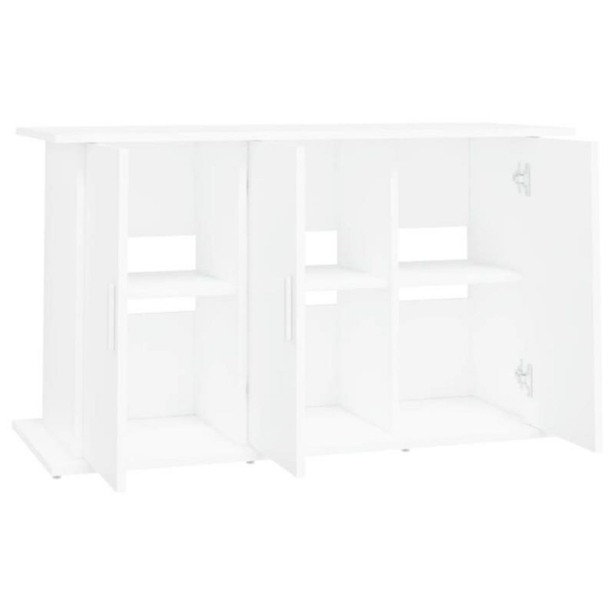 VIDAXL Support pour aquarium blanc 101x41x58 cm bois d ingénierie