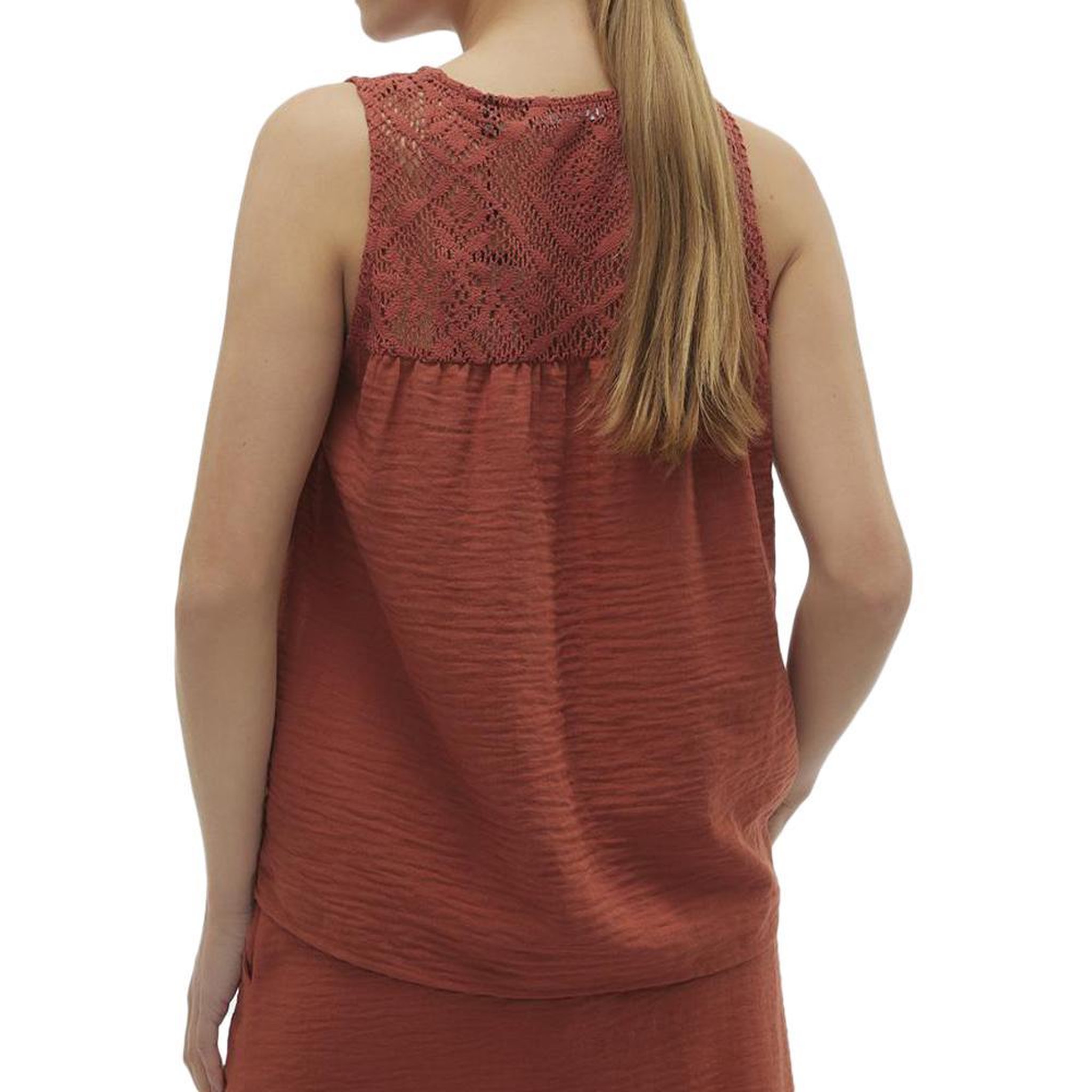 Voir la diapositive 2 : Vero Moda Blouse Terracota Femme Vero Moda Chris