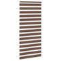 Voir la diapositive 4 : VIDAXL Store zebre marron 95x200 cm largeur du tissu 90,9 cm polyester