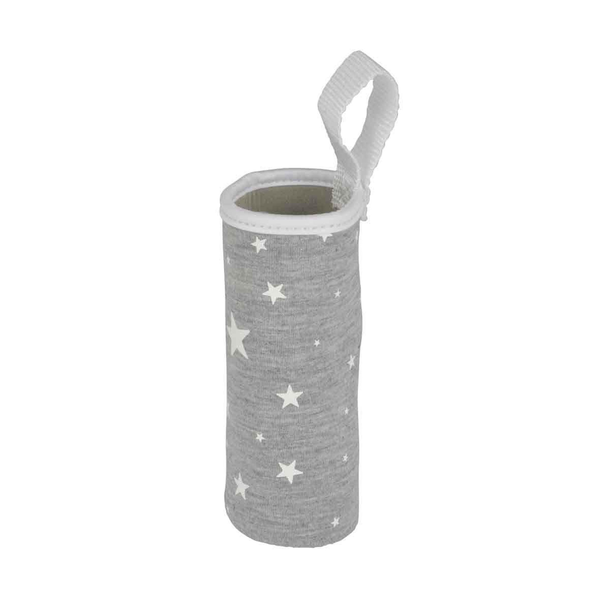 BEBE DOUCEUR Housse de protection pour biberon  col étroit  14cm gris