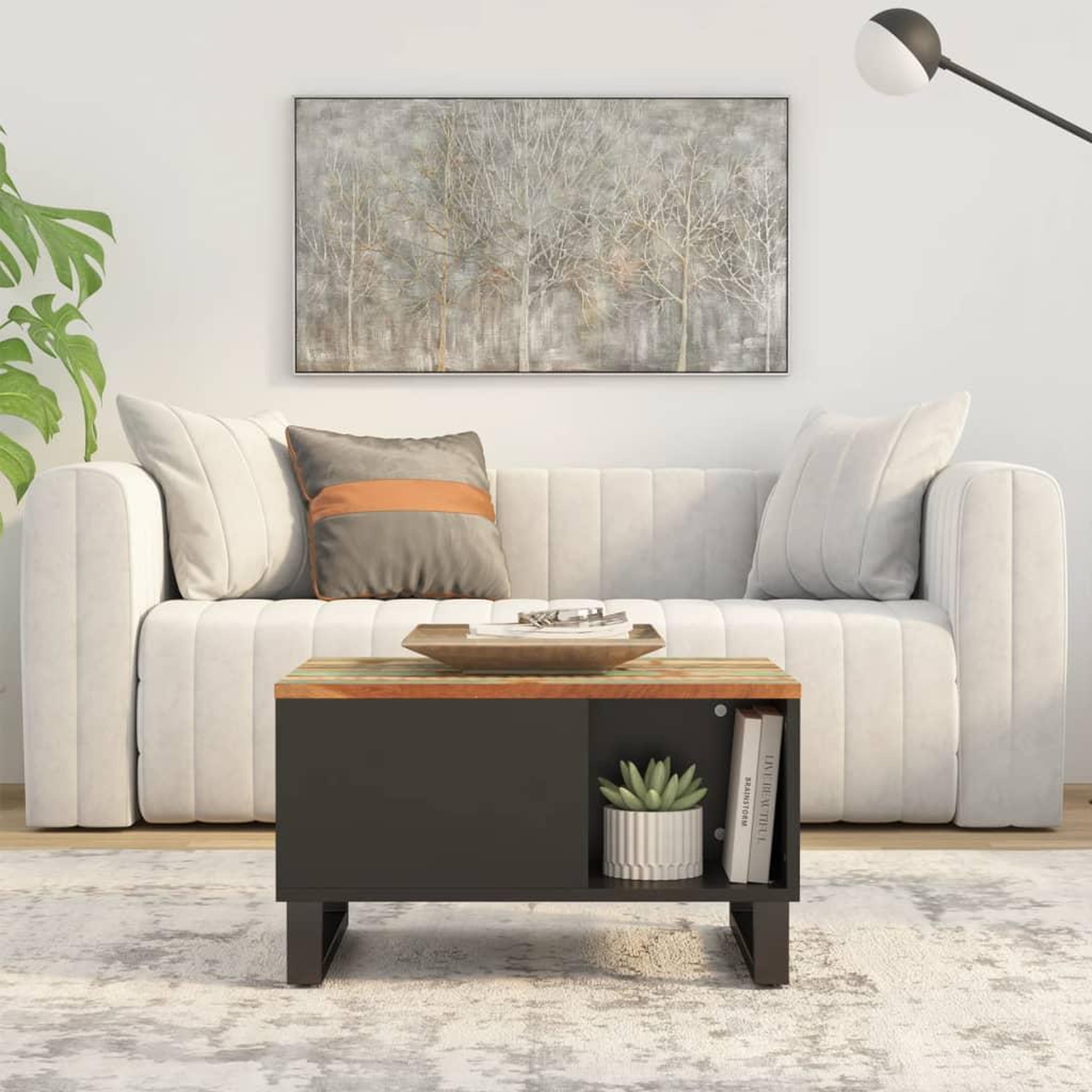 VIDAXL Table basse 60x50x35 cm bois de recuperation massif