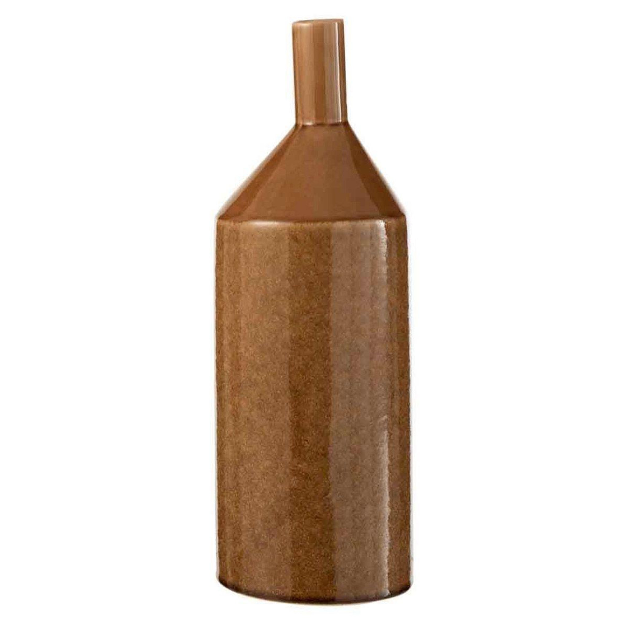 Voir la diapositive 1 : J-LINE Vase Design en Céramique  Cabisy  40cm Marron