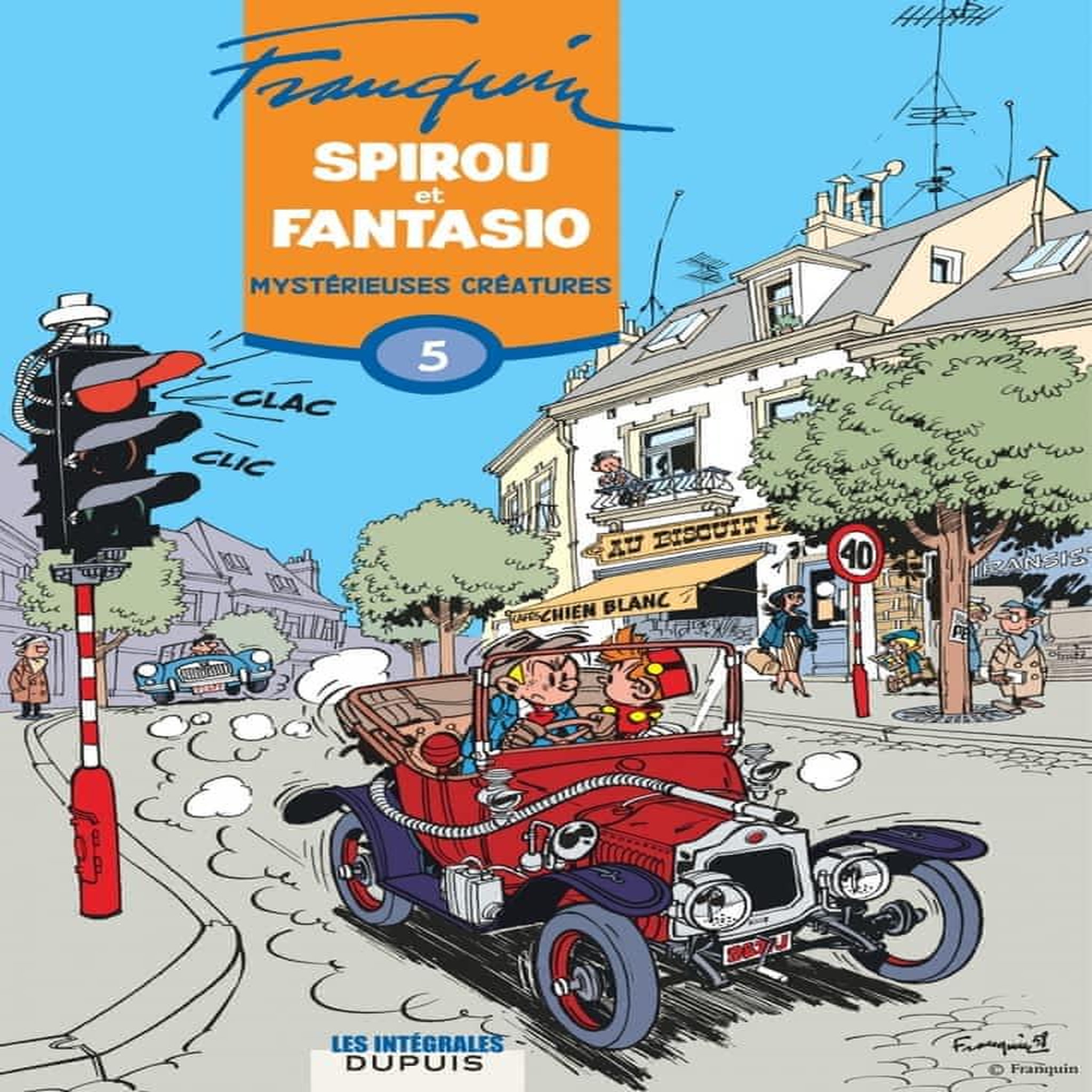 SPIROU ET FANTASIO INTEGRALE TOME 5 : MYSTERIEUSES CREATURES. 1956-1958, Franquin André
