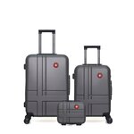 SWISS KOPPER SWISS KOPPER - LOT DE 3 - Valises weekend, cabine et vanity USTER. Coloris disponibles : Vert, Beige, Bleu, Noir