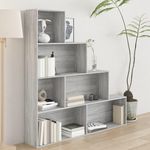 VIDAXL Armoire a livres Sonoma gris 155x24x160 cm