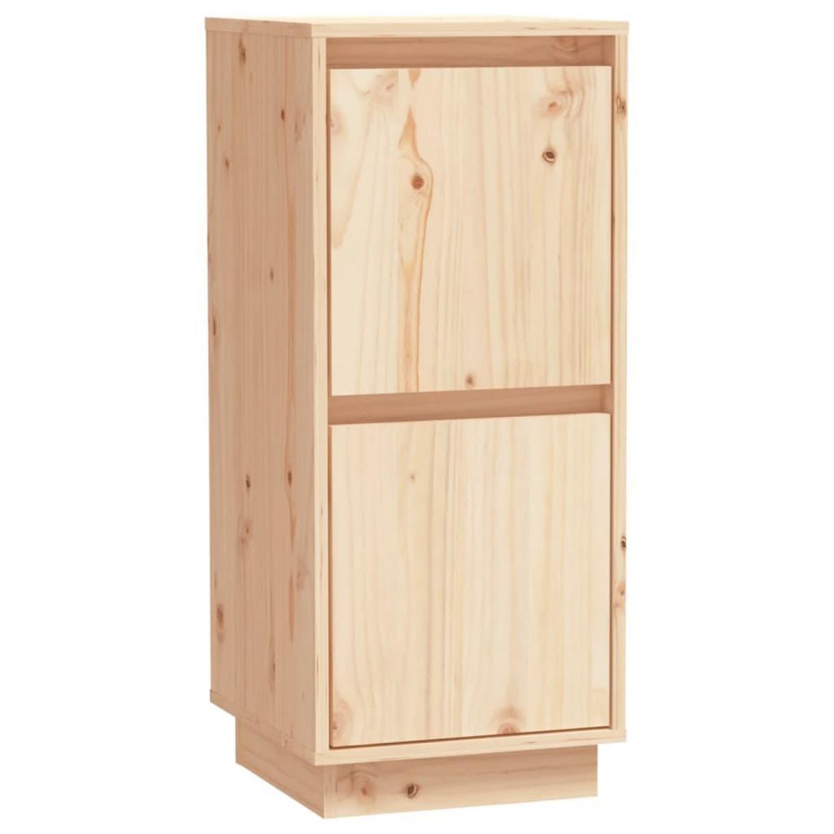 VIDAXL Buffets 2 pcs 31,5x34x75 cm Bois massif de pin