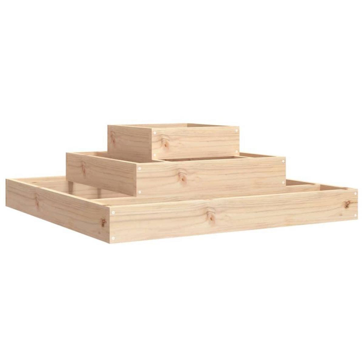 VIDAXL Jardiniere 80x80x27 cm Bois massif de pin