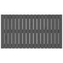 Voir la diapositive 4 : VIDAXL Tete de lit murale Gris 108x3x60 cm Bois massif de pin