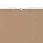 Voir la diapositive 3 : VIDAXL Auvent vertical Taupe 60x800 cm Tissu oxford