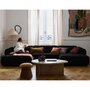 Voir la diapositive 4 : LISA DESIGN Ray - canapé panoramique en u 7 places en tissu texturé