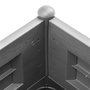 Voir la diapositive 5 : VIDAXL Lit sureleve de jardin PP Gris pierre 100x43x35 cm