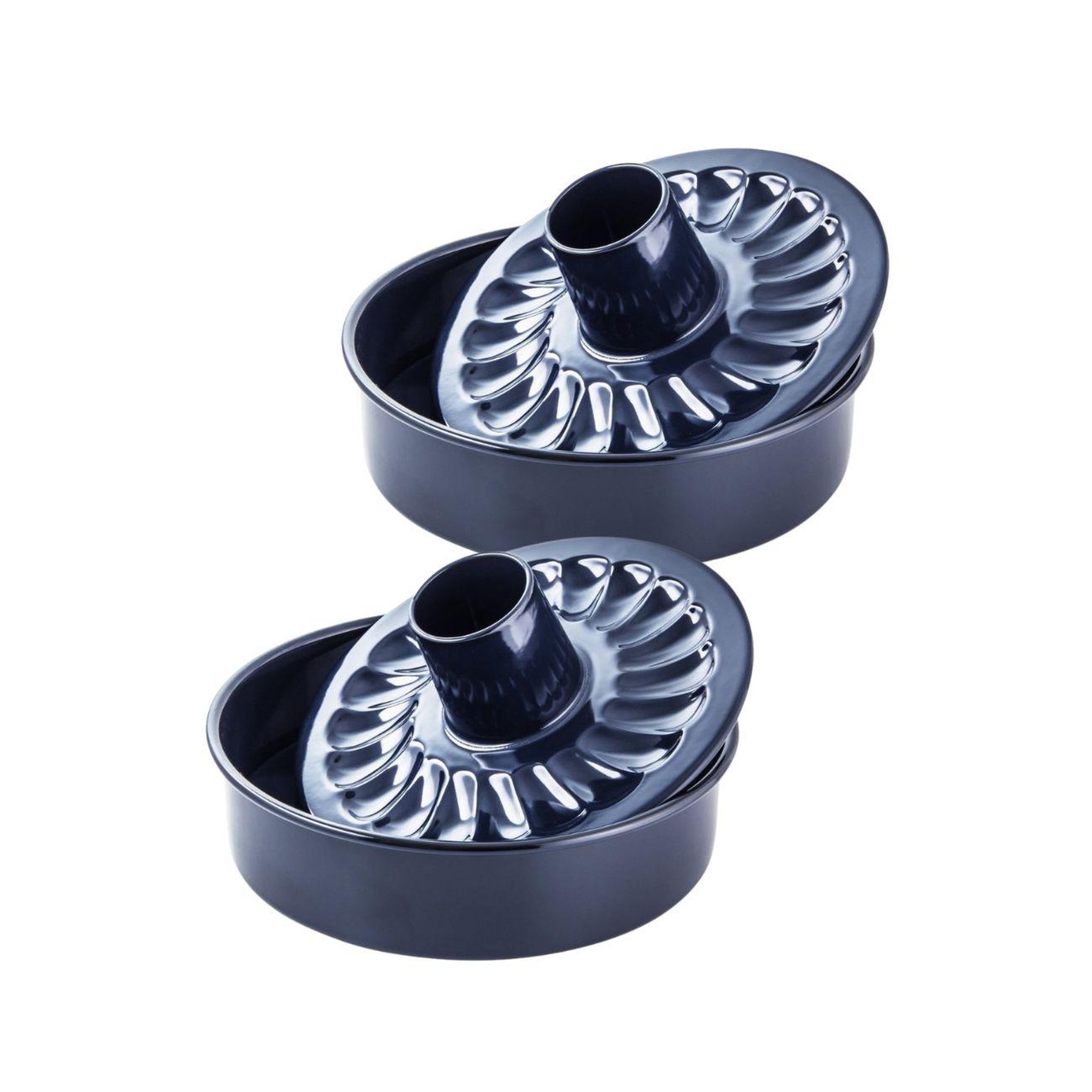 DR.OETKER Ensemble de 2 moules à manqué et savarin double fond 28 cm dr. Oetker back liebe