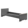 Voir la diapositive 2 : Paris Prix Pack - Lit Enfant, Chevet, Armoire & Bureau  London  Gris Anthracite