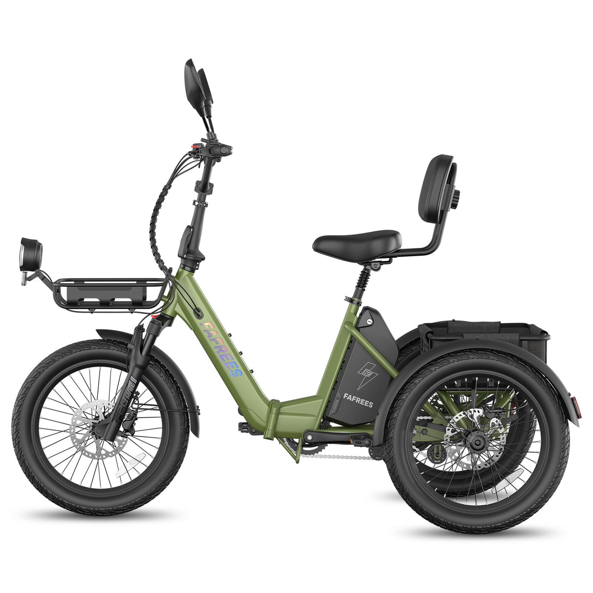 Voir la diapositive 2 : FAFREES Tricycle électrique fafrees f20 mate ii 21 ah
