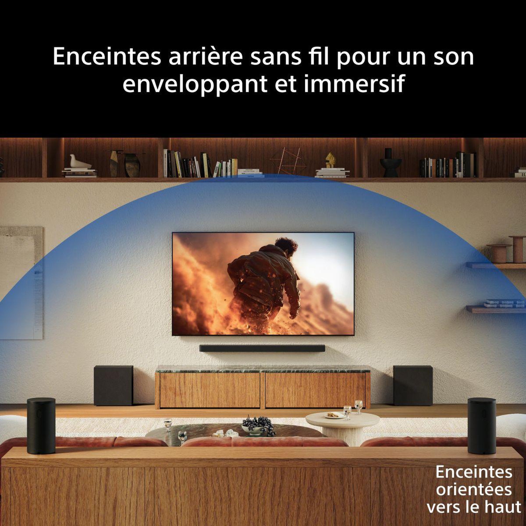 Voir la diapositive 2 : SONY Kit enceinte surround bravia theatre sars9