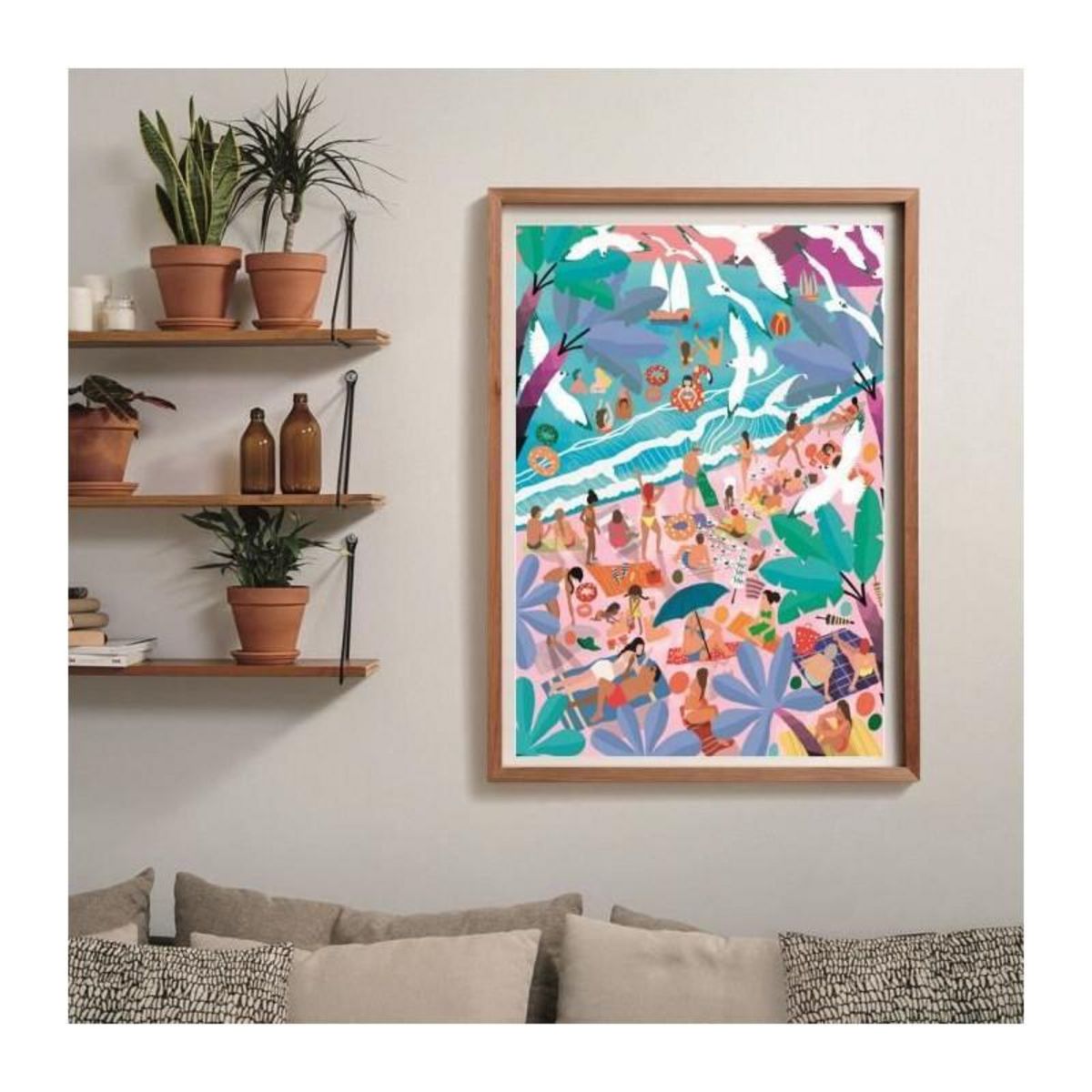 CLEMENTONI Puzzle Clementoni Sunday at the Beach 1000 pièces