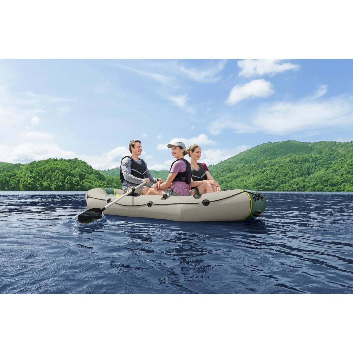 BESTWAY Bateau raft gonflable 3 places ranger elite 2,95 m - 65160