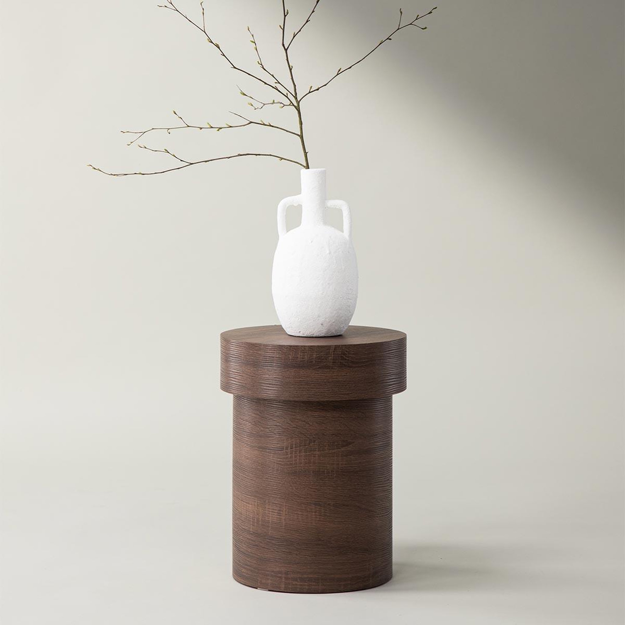Voir la diapositive 2 : Paris Prix Table d'appoint design  malung  35cm marron