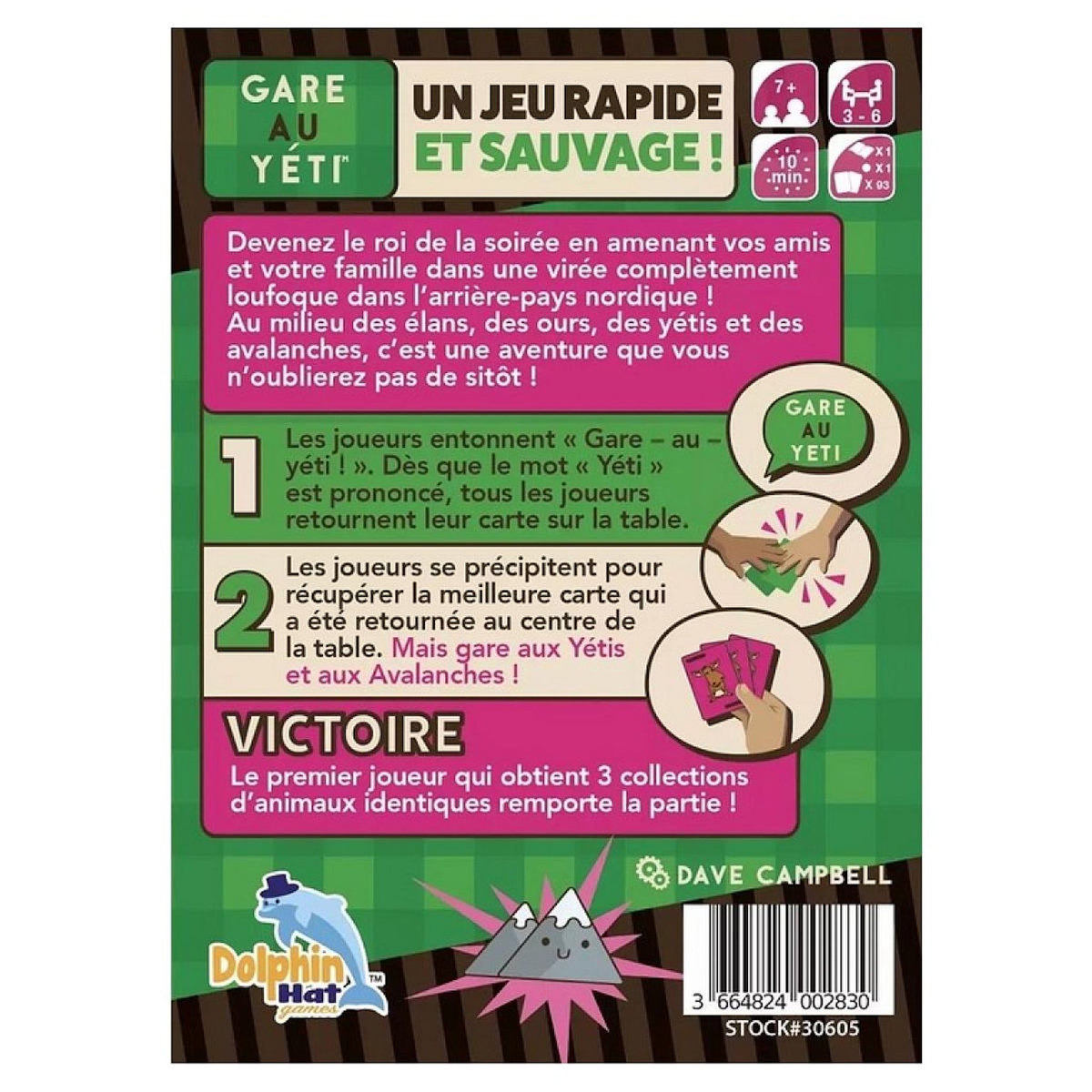 Blue orange Gare au Yeti - Rapidite et observation