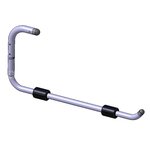 Mottez Crochet long rabattable MOTTEZ, H.35 x l.75 x P.2.5 cm