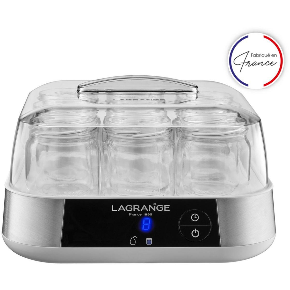 LAGRANGE Yaourtière et fromagère ligne + goupillon et entonnoir 459605